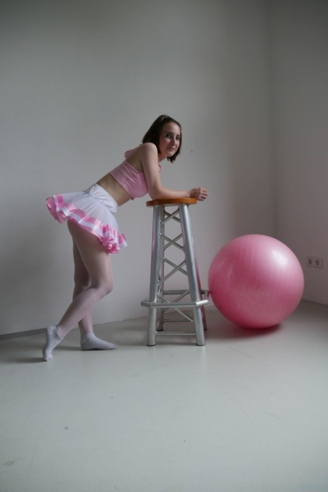 Brunette Ballerina Lia Louise Teases In Her Tutu Fucks Her Dance