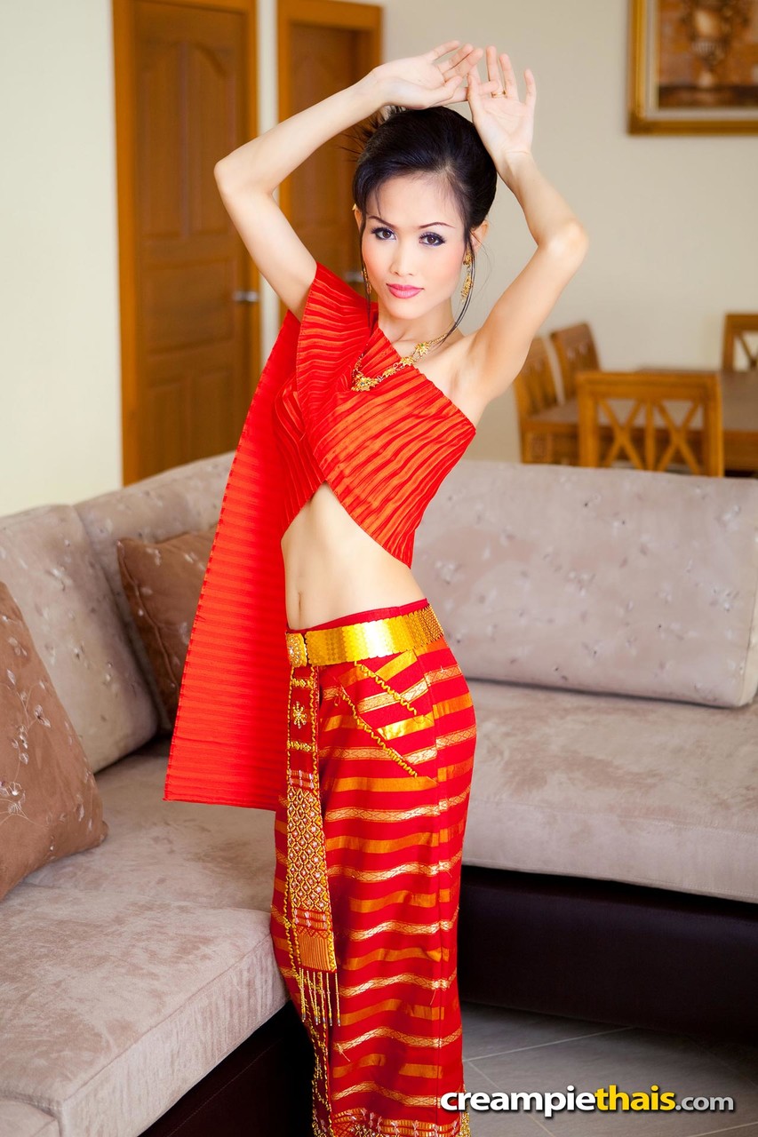 Sweet Thai Model Nana Drops Her Traditional Outfit And Poses Naked Nakedpics