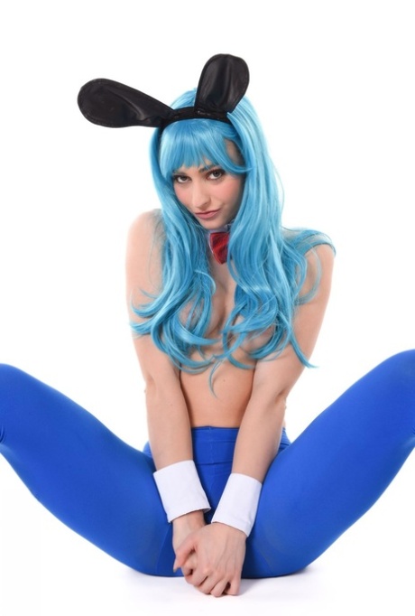 Hot girl Dolly Dyson masturbates with sex toys in cosplay apparel