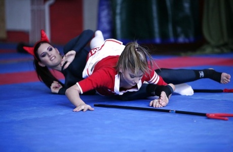 Des filles sportives à l