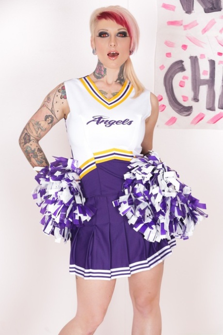 Heet cheerleader Jessie Lee tonen haar prachtig lichaam tijdens een casting