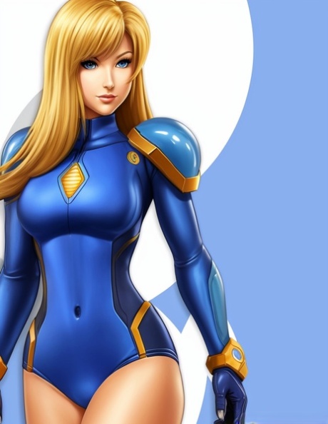 AI生成されたが、生暖女の子Samus Aran teasesにセクシー衣装&ながら裸