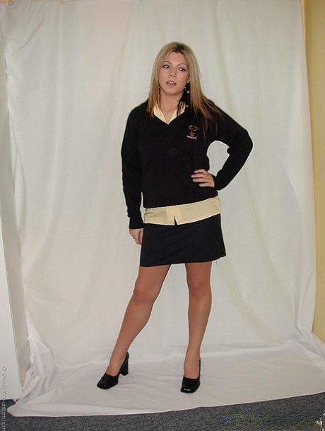 College Uniform starring Samantha Buxton Nude Porn Pics