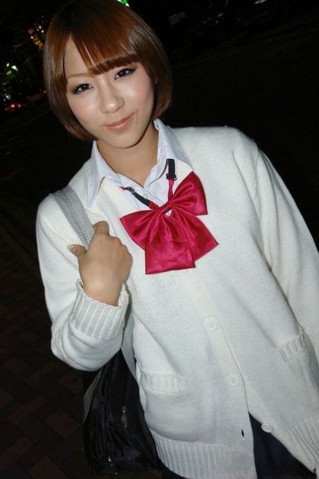 College Uniform featuring Aika Saeki Hot Photos