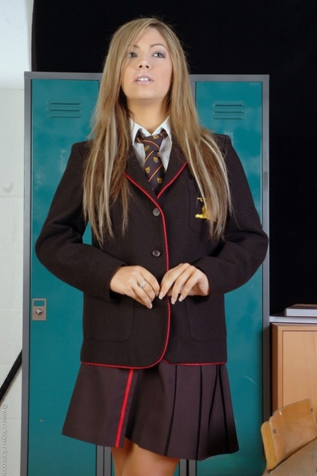 College Uniform featuring Samantha Buxton Nude Photos