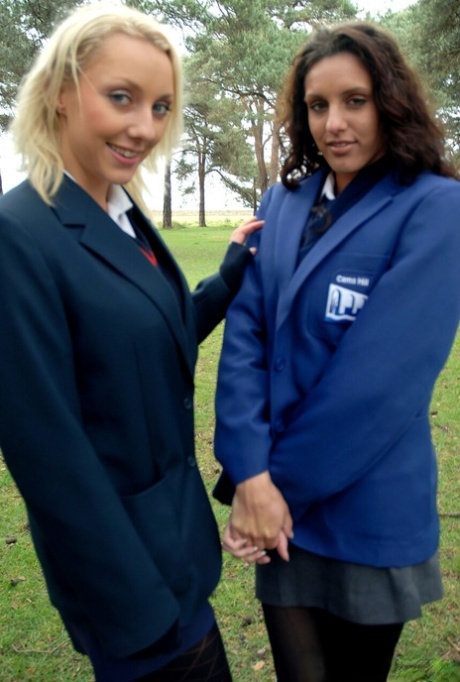 College Uniform performed by Jessie B, Nicola Rocco Nude Images