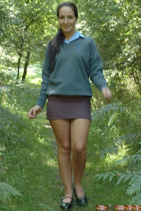 College Uniform featuring Sammie B Naked XXX