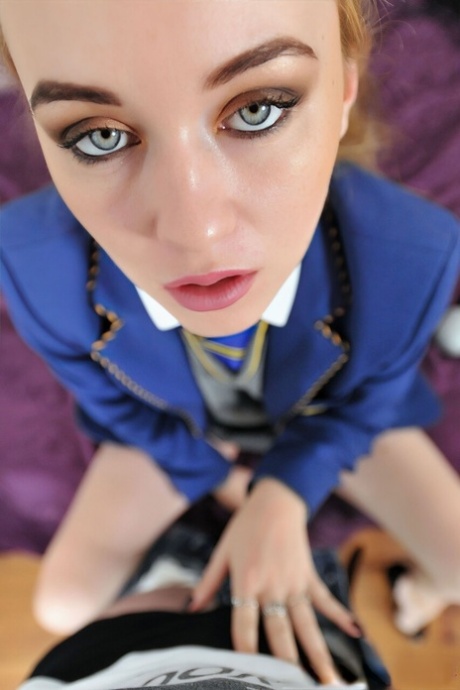 College Uniform featuring Misha Cross Porn Photos